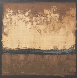 Obraz Silence brązowy 120x120cm