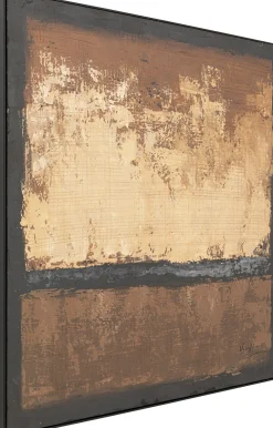 Obraz Silence brązowy 120x120cm