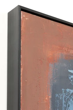 Obraz Silence niebieski 120x120cm