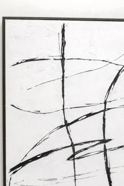 Obraz Sketch biały 120x120cm