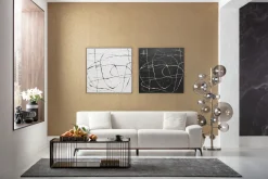 Obraz Sketch biały 120x120cm