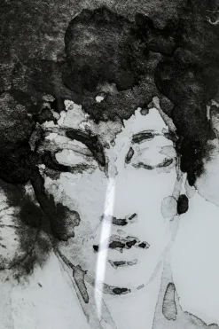 Obraz Smokey Hair 100x150 cm szary