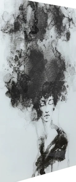 Obraz Smokey Hair 100x150 cm szary