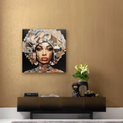 Obraz szklany Art Geo Women 3D 120x120cm