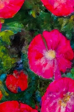 Obraz szklany Art Nouveau Fleur 120x120cm
