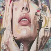 Obraz szklany Artsy Portrait Front 80x120cm
