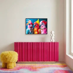 Obraz szklany Cockatoo Chatter 70x50cm