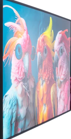 Obraz szklany Cockatoo Chatter 150x100cm