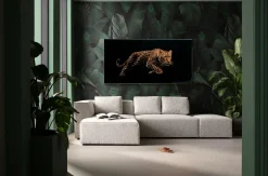 Obraz szklany Hunting Leopard 200x100cm