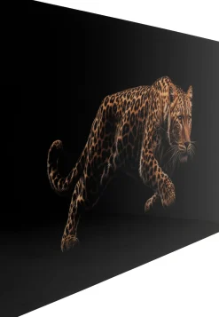 Obraz szklany Hunting Leopard 200x100cm