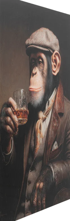Obraz szklany Mister Animal Whisky 80x120cm