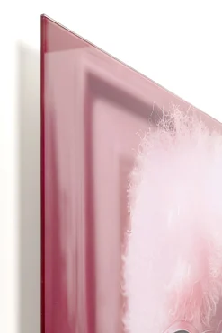 Obraz szklany Pink Poodle 80x120cm