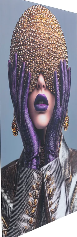 Obraz szklany Puk Lady 80x120cm