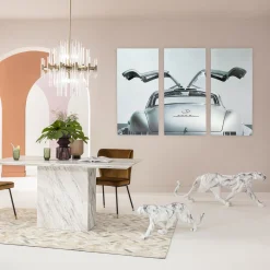 Obraz Triptychon Oldtimer Back 240x160 cm
