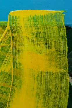 Obraz w ramie Abstract High Gloss niebieski 120x160cm