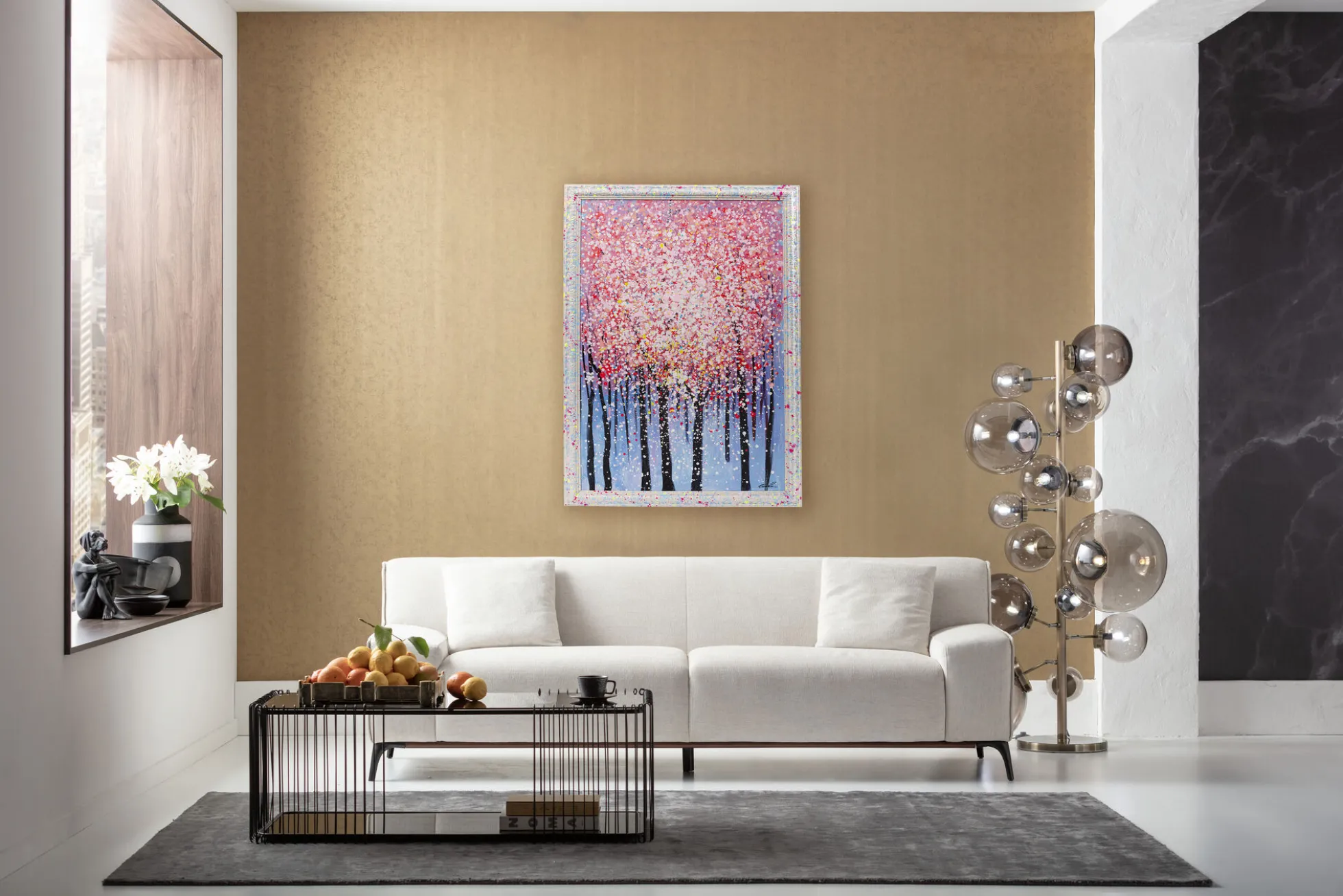 Obraz w ramie Blooming Avenue 150x100cm