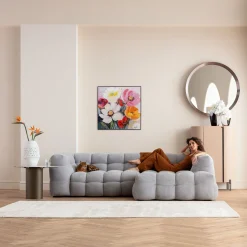 Obraz w ramie Flower Meadow 80x80cm