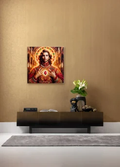 Obraz w ramie Muse Halo Man 100x100cm