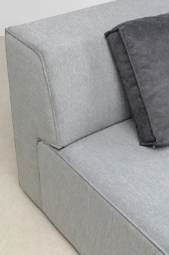 Otoman Infinity Chenille 120x100 cm szary