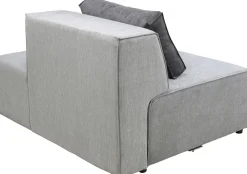 Otoman Infinity Chenille 120x100 cm szary
