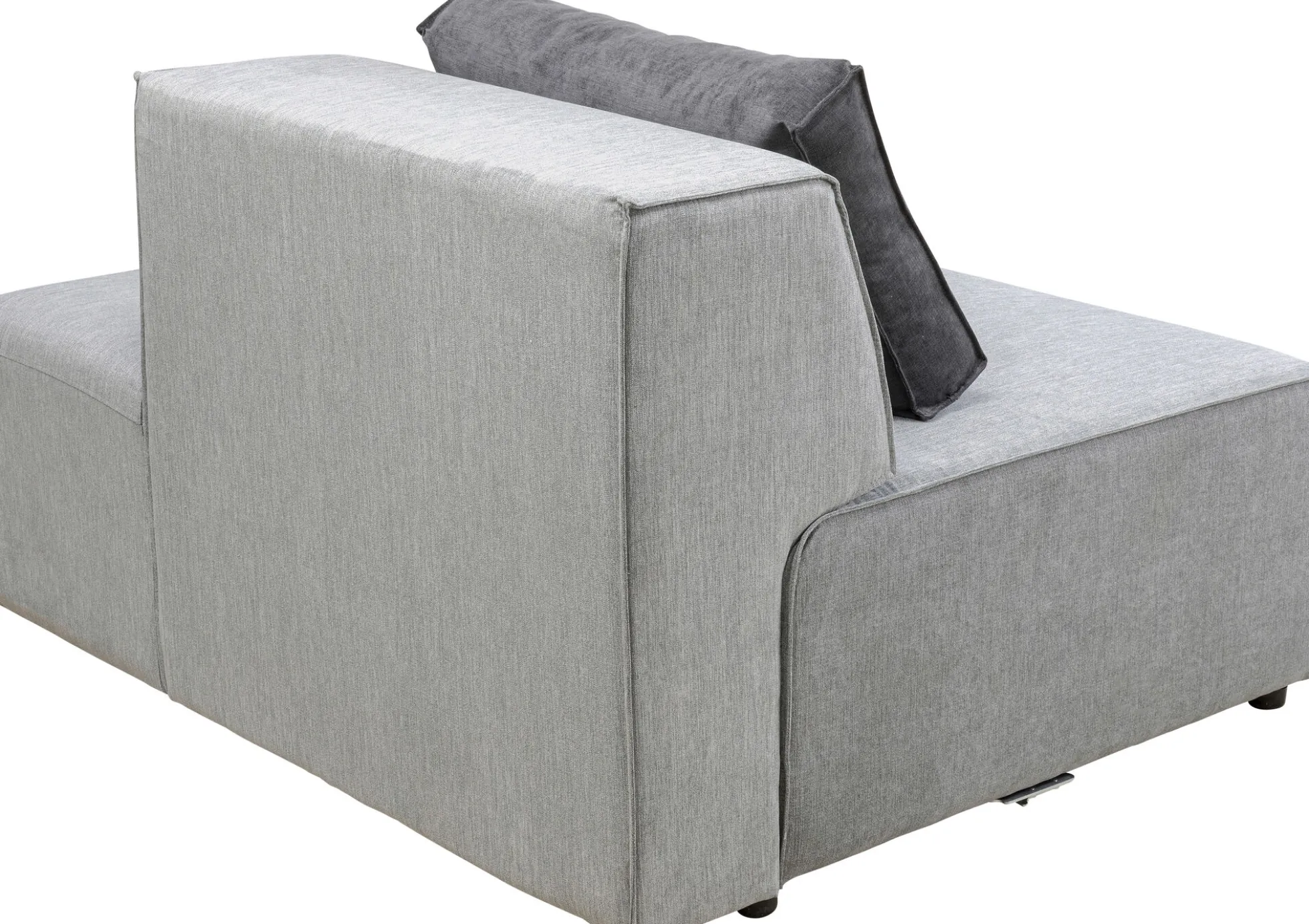 Otoman Infinity Chenille 120x100 cm szary