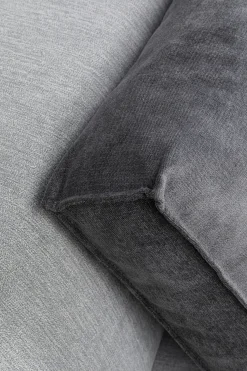 Otoman Infinity Chenille 120x100 cm szary