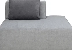 Otoman Infinity Chenille 120x100 cm szary