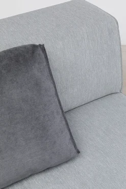 Otoman Infinity Chenille 120x100 cm szary