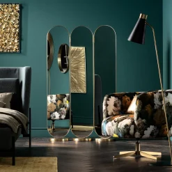 Parawan Swing 105x170 cm złoty