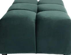 Podnóżek Belami Velvet 105x70 cm ciemnozielony