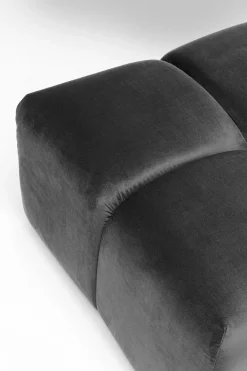 Podnóżek Belami Velvet 105x70 cm szary
