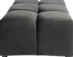 Podnóżek Belami Velvet 105x70 cm szary