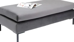 Podnóżek Gianni Velvet 130x62 cm ciemnoszary