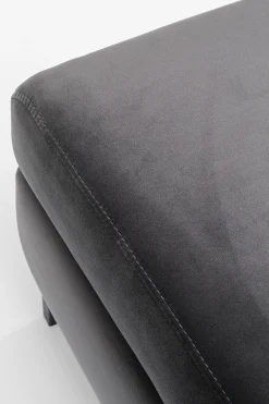 Podnóżek Gianni Velvet 130x62 cm ciemnoszary
