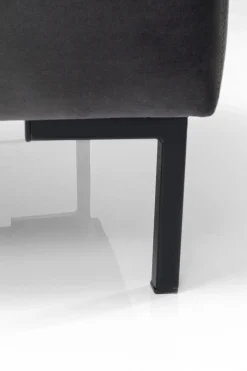 Podnóżek Gianni Velvet 130x62 cm ciemnoszary
