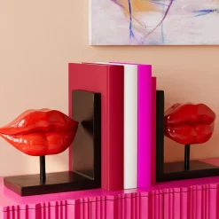 Podpórka na książki Lips czerwona (2-set)
