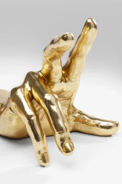 Podpórki na książki Fingers 16x21 cm złote