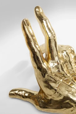 Podpórki na książki Fingers 16x21 cm złote