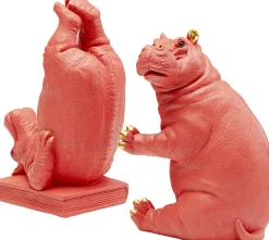 Podpórki na książki Hippo (2-set) różowe