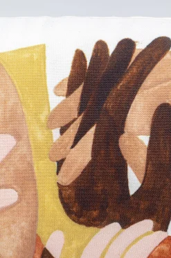 Poduszka dekoracyjna Artistic Hands 50x30 cm kolorowa