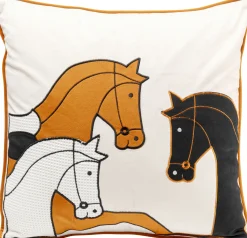 Poduszka dekoracyjna Horse Trio 45x45cm