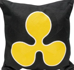 Poduszka dekoracyjna Icon Bloom żółta Ø50cm