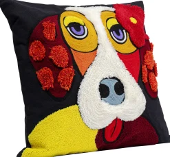Poduszka dekoracyjna Make Up Dog 45x45 cm kolorowa