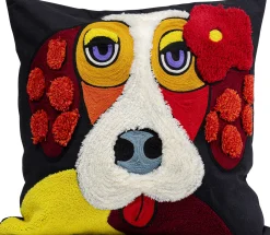 Poduszka dekoracyjna Make Up Dog 45x45 cm kolorowa