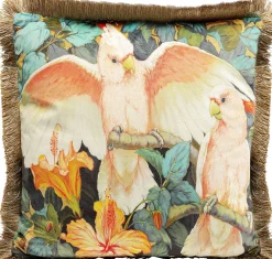Poduszka dekoracyjna Parrots Life 45x45 cm kolorowa