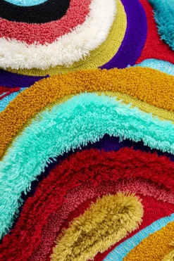 Poduszka dekoracyjna Waves Multi 45x45 cm kolorowa