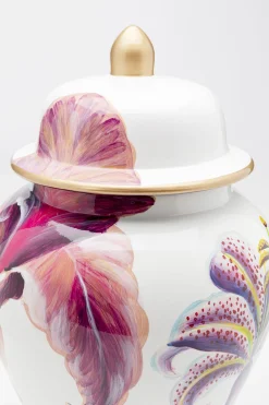 Pojemnik dekoracyjny Lillies Różowy Ø26cm