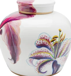 Pojemnik dekoracyjny Lillies Różowy Ø27cm