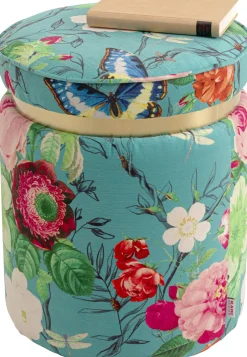 Pufa Flower Fever Niebieski Ø39cm
