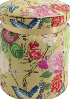 Pufa Flower Fever Żółty Ø39cm